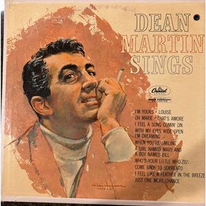 Dean Martin Sings [vinyl - 12"] Capitol. Dean Martin vinyl record.